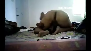 Hidden webcam home sex scandal of Indian aunty in saree