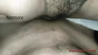 Boyfriend fucks Desi and cums on butt in the point of view XXX video