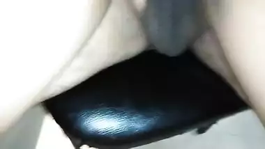 It's Desi wife's great honor to be humped on the chair in XXX video