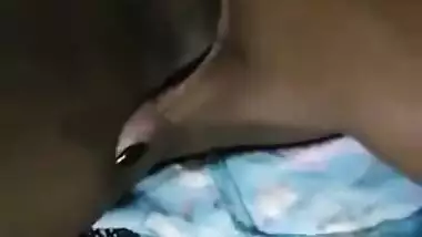 Desi girl in spring dress wears no panties to masturbate in XXX video