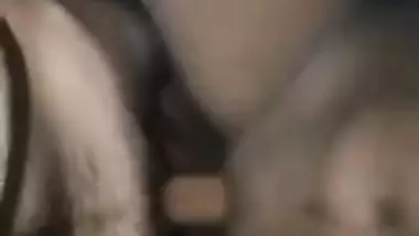 MMS clip of Desi bitch who takes guy's cock in her XXX muff close-up