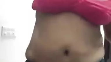 Chubby Indian girl wants to join porn video and reveals natural tits