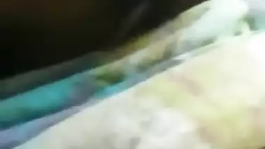 Horny Desi guy worships girlfriend's huge XXX knockers in the car