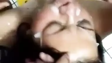 G.B. Road Randi Taking Multiple Cumshot on her Face by her Clients after her Gangbang