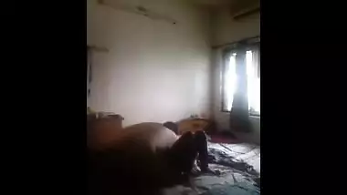 Amateur Indian man is naked and eager to film some porn with wife