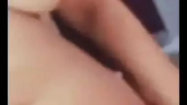 Dark nipples girlfriend video call nude show viral MMS