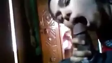 Indian Flashes Her Tits And Plays With A Cock