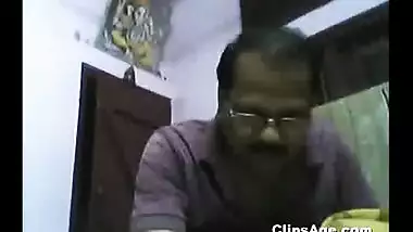 Bank manager working in Assam sucking boobs of his wife on webcam