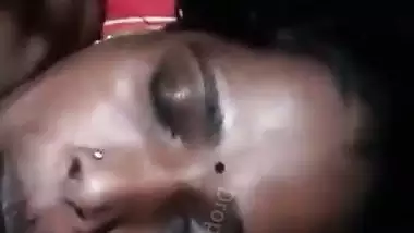 Busty nude Tamil slut with client having home sex