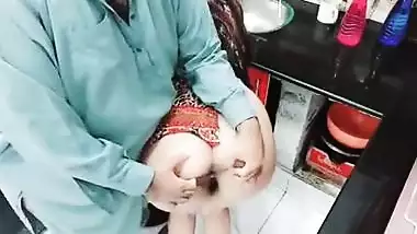 Punjabi Maid Busy In Cooking While Her Ass Fucked By Her Owner With Clear Hindi Audio