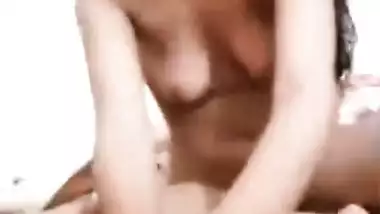Girl pleases Desi boyfriend with pussy before giving him a XXX handjob