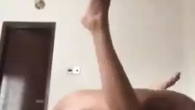 Girl moans when her lover enjoys hardcore sex with her