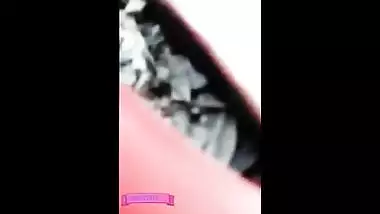 Outdoor Indian blue film of a youthful cutie fucking her ally in the park