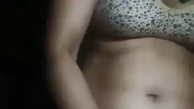 Muslim Bhabhi striptease show with her secret lover