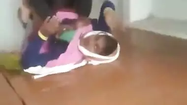 Village aunty boobs press and fucking recorded by other man