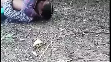 Cheating lewd wife is caught fucking outdoor with tramp, Desi mms XXX sex