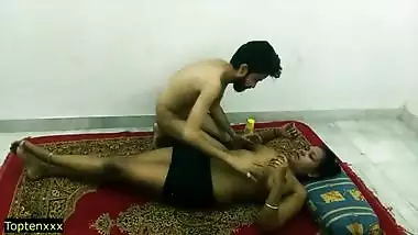 Indian hot girl provide hot massage and romantic sex to teen boy! Hindi hot sex