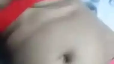 Man sneaks up on sleeping XXX Indian in red bra and touches her sex parts