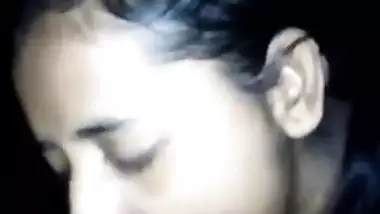 Hungry desi XXX slut gives a wet blowjob to her best friend MMS