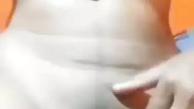 Today Exclusive- Sexy Desi Girl Showing Her Boobs And Pussy On Video Call Part 4