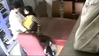 380px x 214px - Hidden Cam Catches School Teacher Having Fun With Her Colleague indian sex  tube