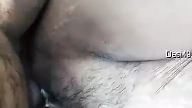 Today Exclusive- Desi Wife Outdoor Fucking And Hubby Cum On Her Pussy Part 1