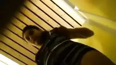 Worker set era to spy on Desi mom getting naked in the cabin