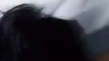 Sleepy Desi XXX girl jerks off her husband’s cock with boobs MMS