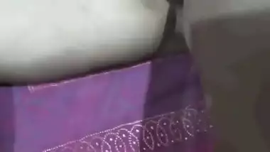 Horny Desi teen helps man relax touching her XXX boobs and snatch
