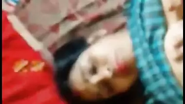 Husband shoots his desi xxx MMS with his busty wife