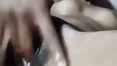Bengali girl fingering and getting orgasm with moaning