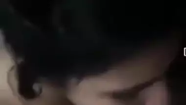 Sexy Delhi girl sucking bf cock deepthroat mms
