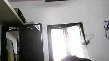 Desi teen motivates BF to have sex by shaking juicy XXX boobs on cam