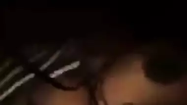 Indian female reveals natural XXX boobs and slowly masturbates
