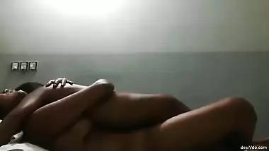 Desi College Girl Fucking with Lover in Hostel Until Cum Moaning & Talking Part 1