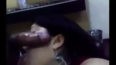 Step sister of Mizoram sucks her desi brother hard dick at home