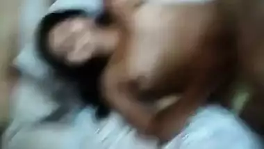 Man sets camera on to film XXX body of his Desi girlfriend in bed