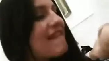 Tamilsex clip of a sexy call girl having a three-some with her clients