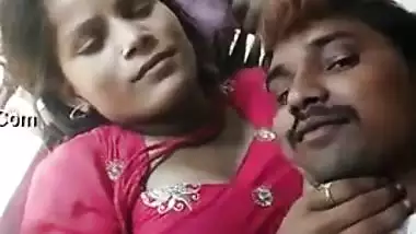 Young Desi woman is lying in bed with XXX lover kissing her on camera