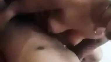 Village bhabhi riding on young boy