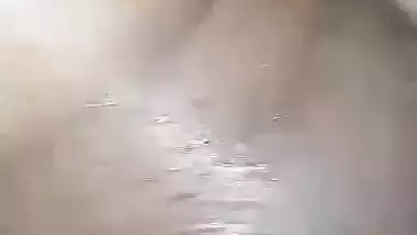 Horny girl naked sucking dick of lover in hotel room