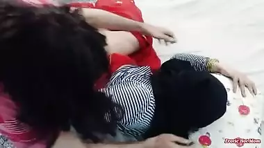 Because of the security camera, my step sister's truth was exposed and she was caught having sex in hijab with my friend