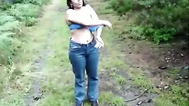 Rahee Pissing in Public