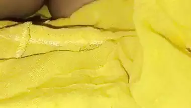 Sleeping sister boob touch by brother and nipple show