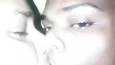 Indian lovers cuddle in bed before boy gets access to teen's XXX nipple