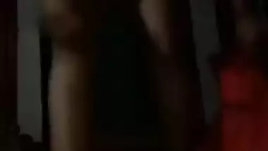 Busty cutie with big boobs shows how she XXX plays with Desi cunt