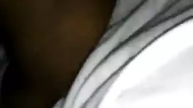 Desi girlfriend smooch kissing n boob pressing by her Bf when she is menstruation