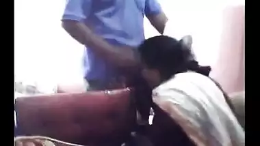 Older secretary allowing her boss to have sex with her for promotion!
