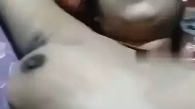 Huge boobs wife moaning in sex pain with husband fucking