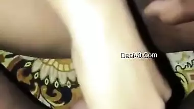 Today Exclusive- Sexy Desi Gf Nude Video Record By Lover